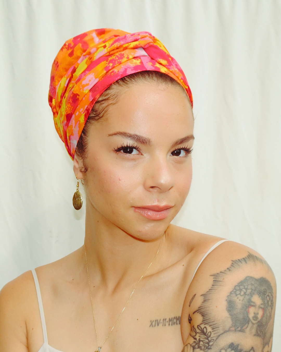 hair wrap for curly hair cancer patient chemo alopecia