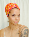 hair wrap for curly hair cancer patient chemo alopecia