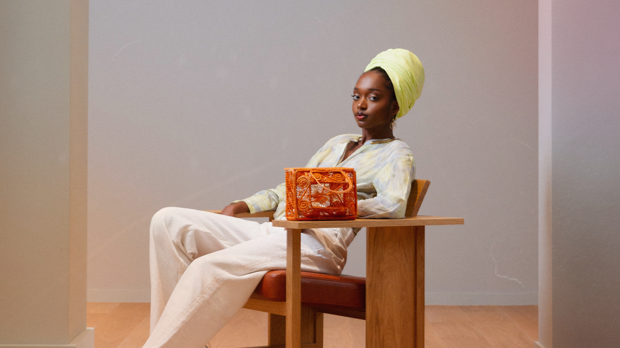 headwrap crown limei black woman malka london alopecia chemo wear curly hair 